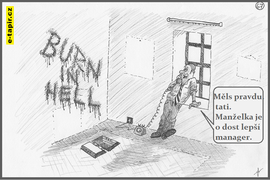 Manželka je lepší manager.