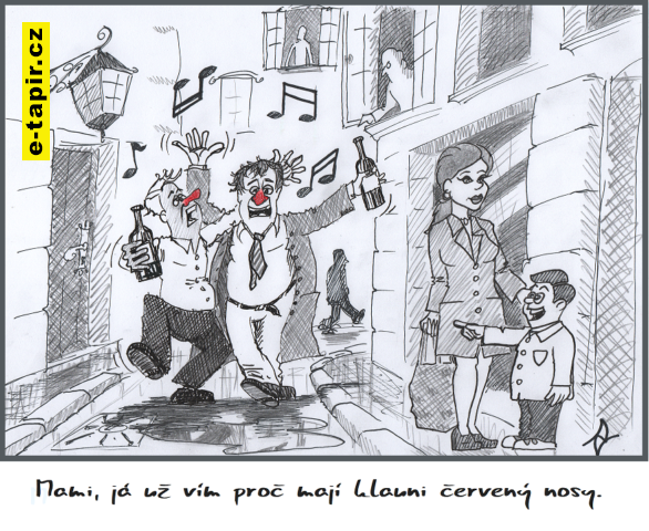 Proč mají klauni červené nosy.
