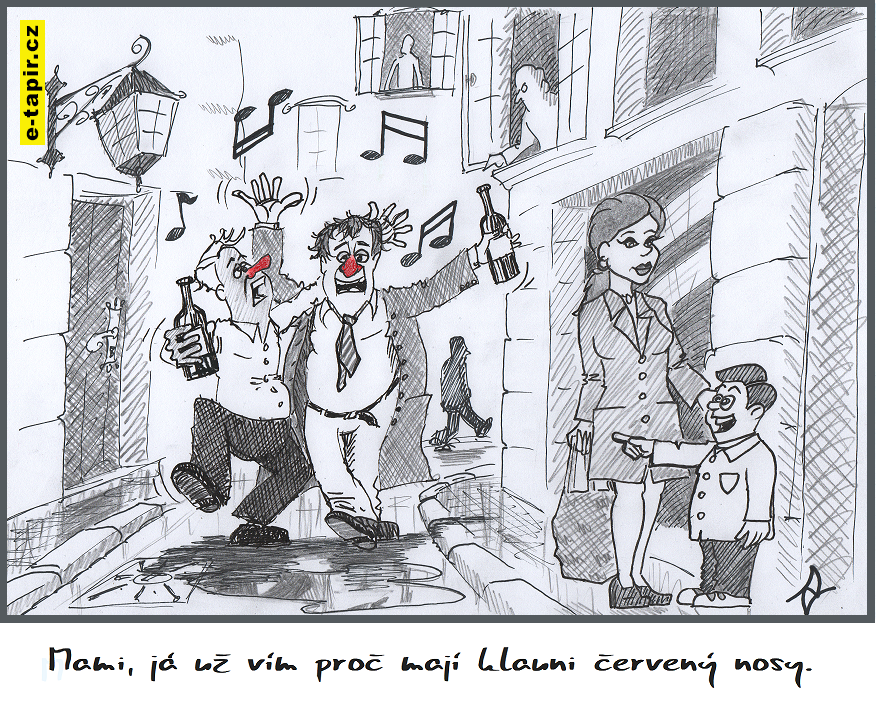 Proč mají klauni červené nosy.