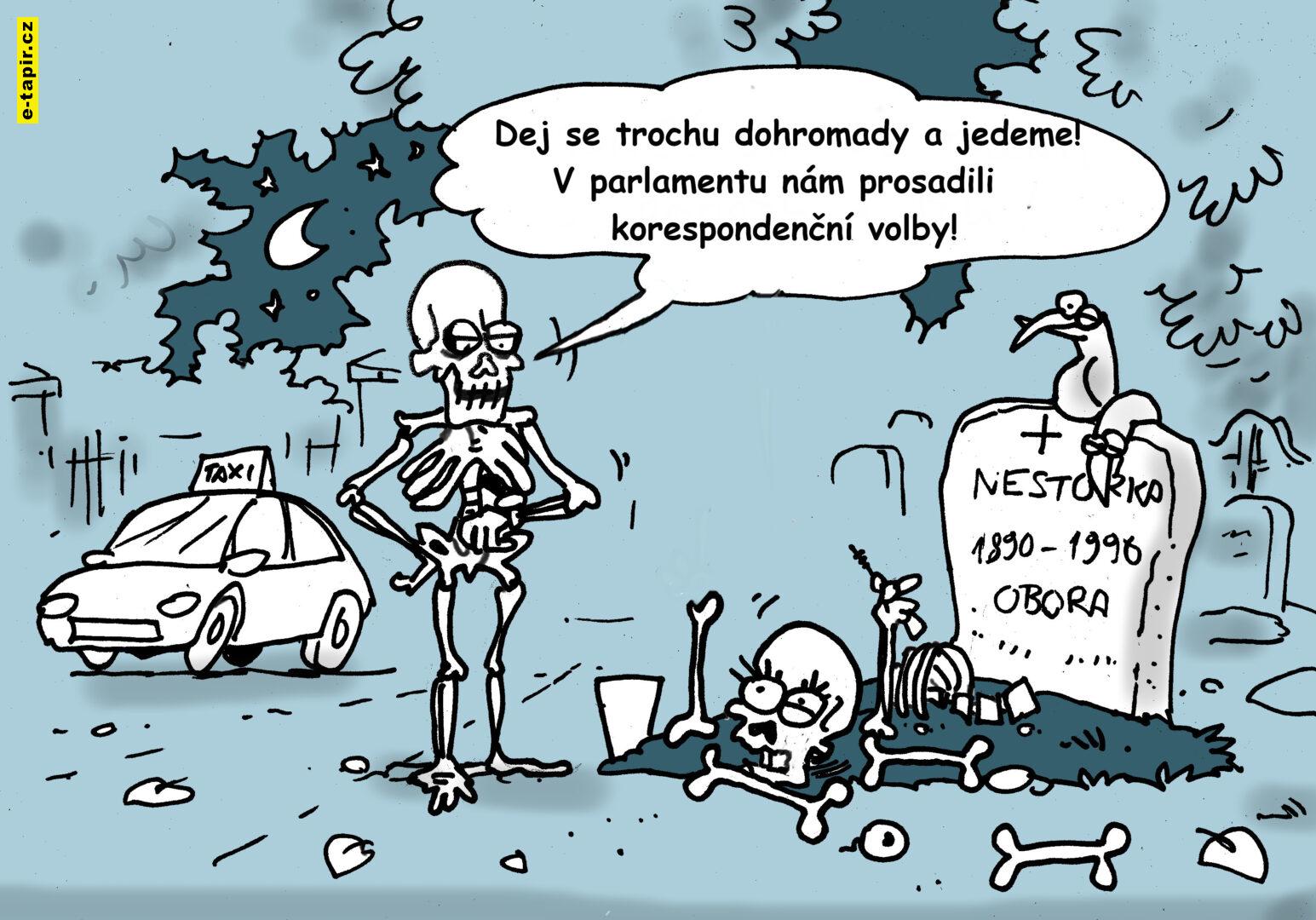 Vtip V.Dvorak korespondencni volby