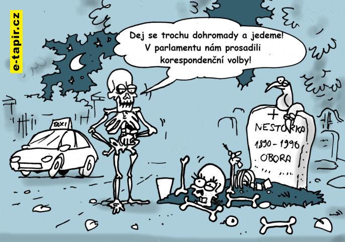 Vtip V.Dvorak korespondencni volby