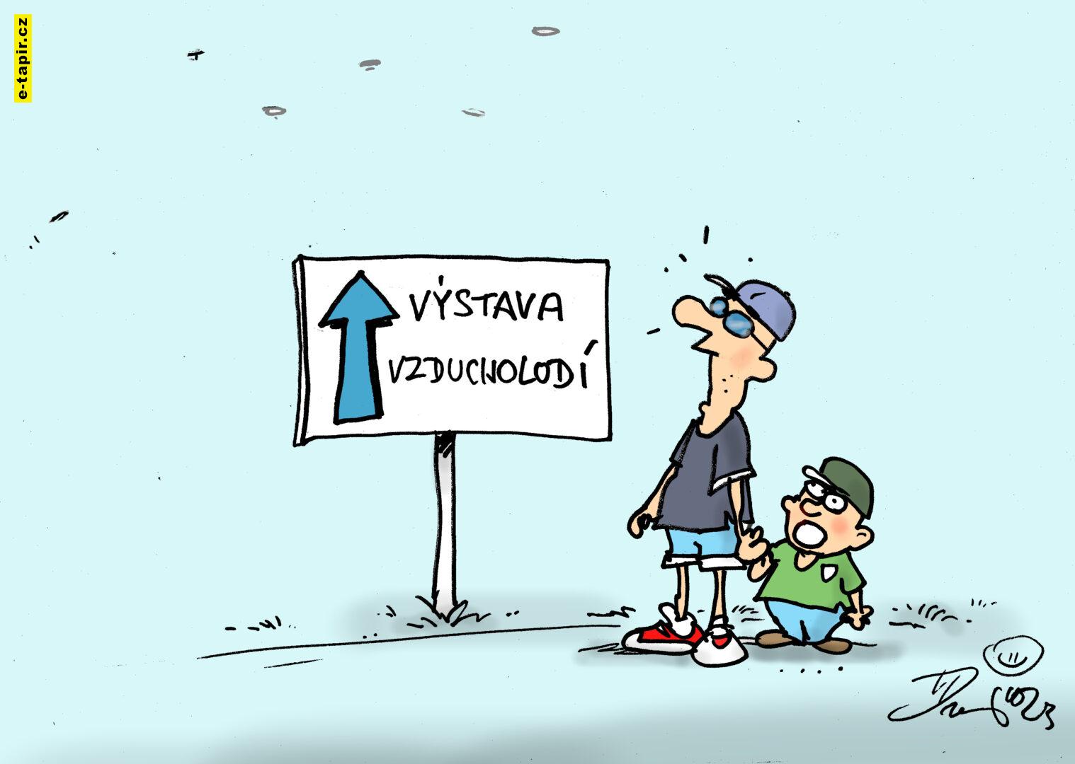 V.Dvorak vtip vzducholode