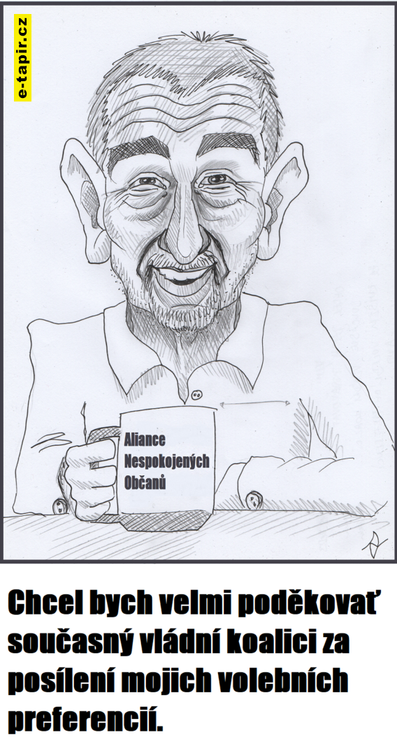 Andrejův dík vládní koalici