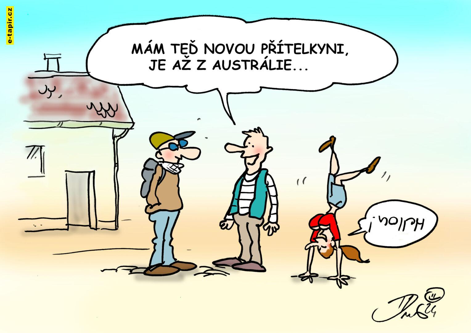 V.dvorak vtip pritelkyne z Australie